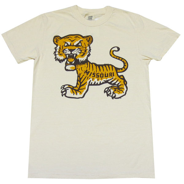 Vintage Missouri Tiger Ivory Tee