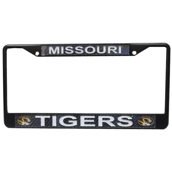 Missouri Tigers Black License Frame