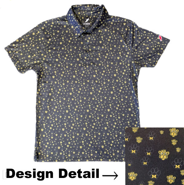 Mizzou Scatter Print Polo