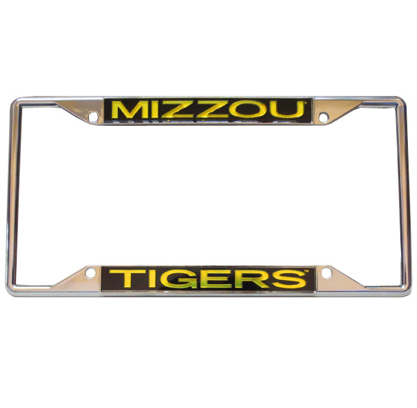 Mizzou Tigers Silver License Frame