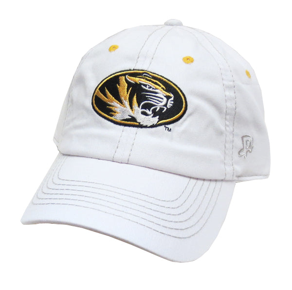 Oval Tiger White Cap