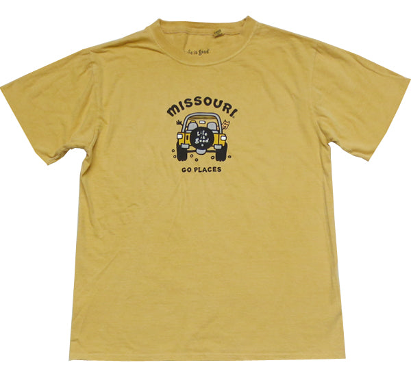 Missouri Go Places Gold Tee
