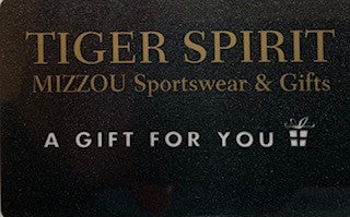 Tiger Spirit In Store Gift Card $75