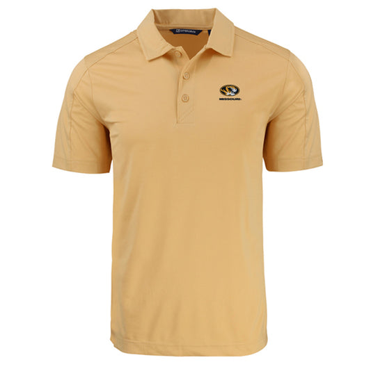 Cutter and Buck Oval Tiger Desert Gold Polo