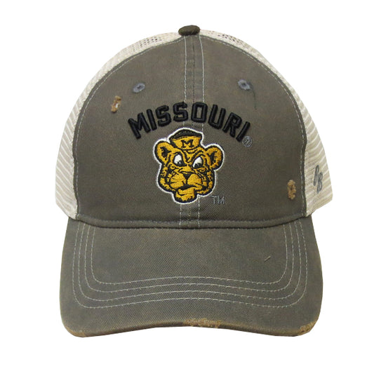 Missouri over Sailor Tiger Grey/White Trucker Cap