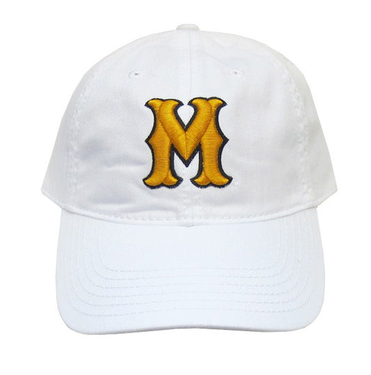 Retro 'M' White Cap