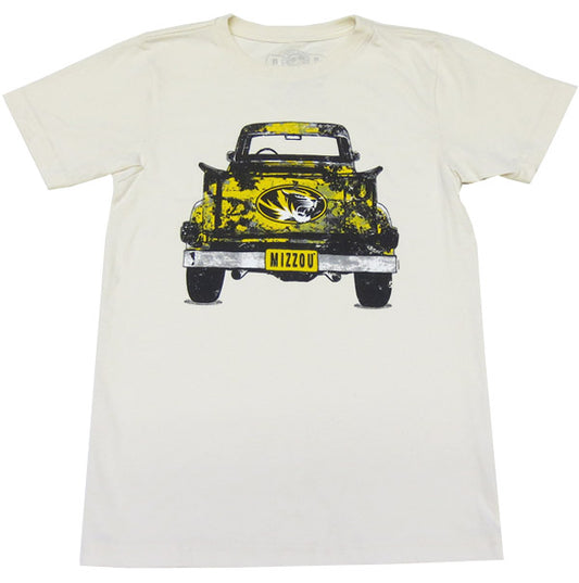 Mizzou Pick-Up Off-White Tee