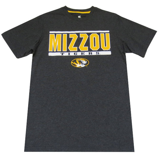 Mizzou Dark Charcoal Tee by Colosseum