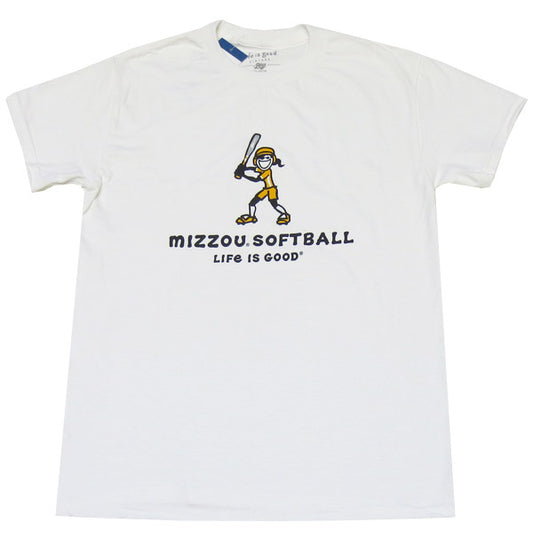 Mizzou Life Is Good Softball Tee
