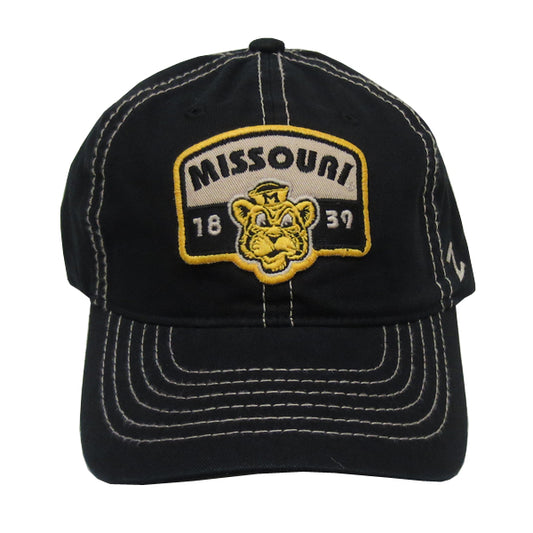 Missouri Sailor Tiger Patch Black Cap
