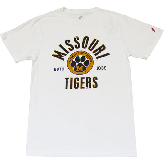 Missouri Tigers w/ Paw White Tee