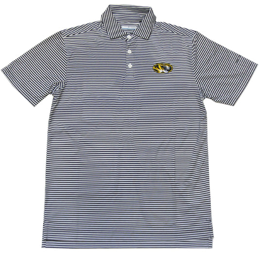 Mizzou Columbia Striped Polo