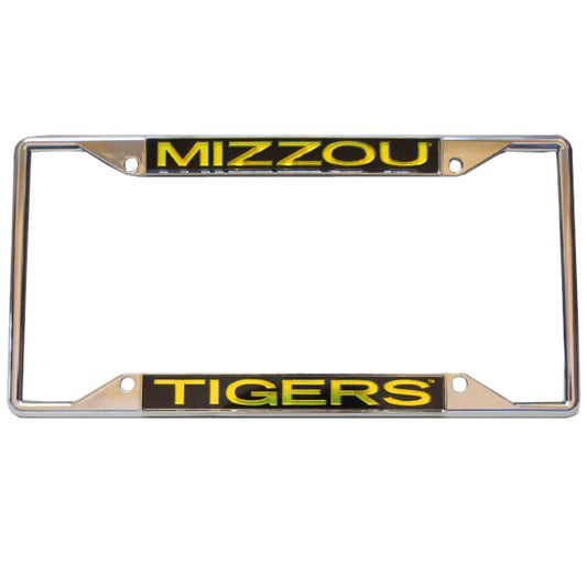 Mizzou Tigers Silver License Frame