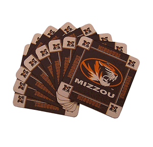 Mizzou 8-Pack Absorbent Cardboard Coasters