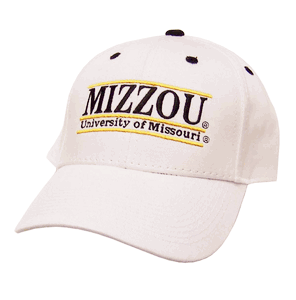 Mizzou Bar Design White Cap