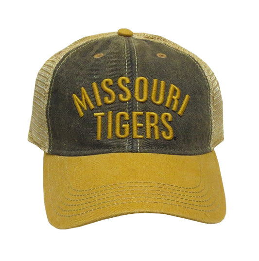 Missouri over Tigers Black/Gold Trucker Cap