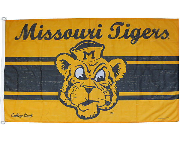 Missouri Tigers Sailor Tiger Gold Flag